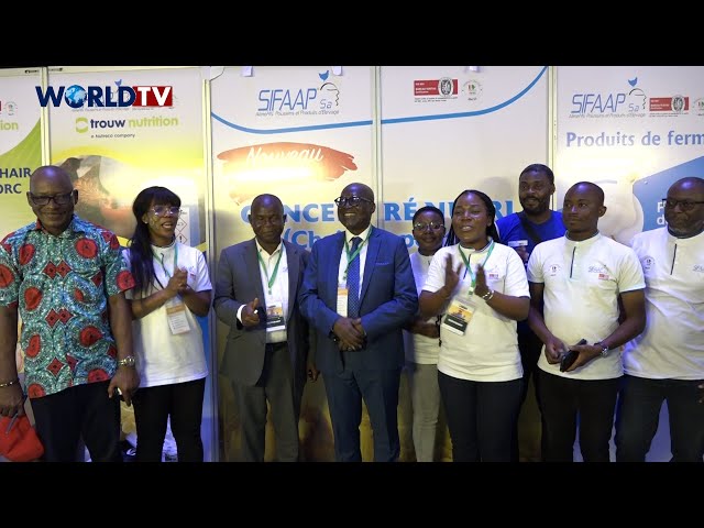 ⁣SELAB 2024 : Armand Kindo Kouadio, Directeur General de SIFAAP, présente ses produits aux éleveurs