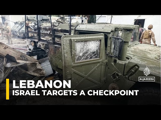 ⁣Israel targets a Lebanese checkpoint: At least two soldiers killed and 15 others injured