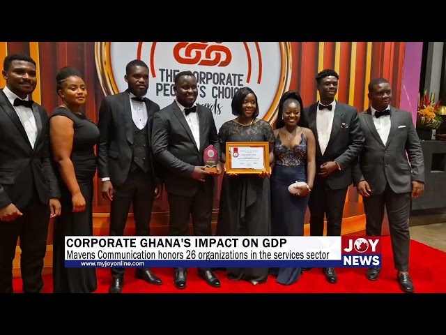 ⁣Corporate Ghana's impact on GDP: Mavens Communication honors 26 organizations in the services s