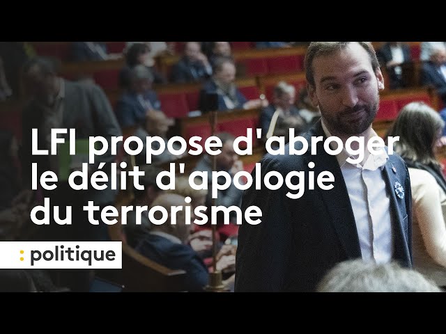 ⁣LFI propose d'abroger le délit d'apologie du terrorisme