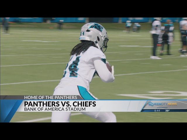 ⁣Panthers facing in the Chiefs in Week 12