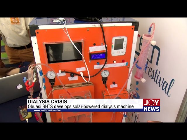 ⁣Dialysis Crisis: Obuasi SHTS develops solar-powered dialysis machine. #JoyNews