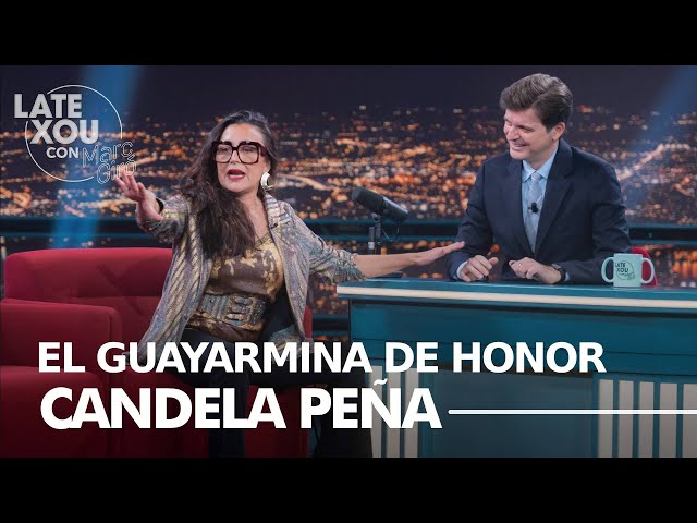 ⁣El guayarmina de honor a Candela Peña | Late Xou con Marc Giró