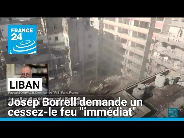 ⁣Liban : Josep Borrell demande un cessez-le feu "immédiat" • FRANCE 24