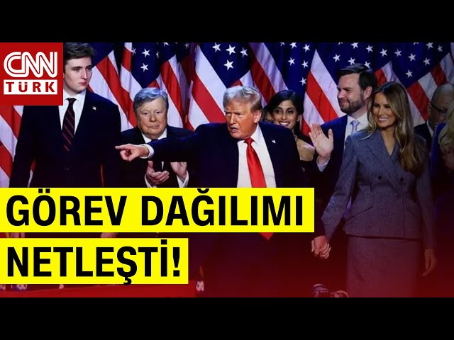 ⁣ABD’de Trump’ın Yeni Kabinesi Açıklandı! İşte Görev Alacak İsimler