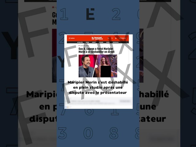 ⁣Mariepier Morin dénudée dans une pub frauduleuse | Décrypteurs