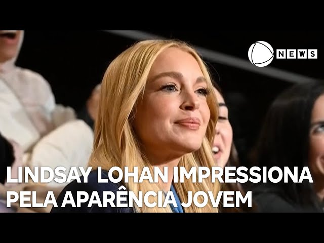 ⁣Lindsay Lohan impressiona pela aparência jovem aos 38 anos