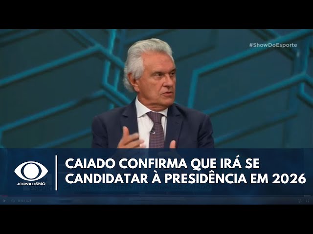 ⁣Caiado confirma intenção de ser candidato à presidência em 2026