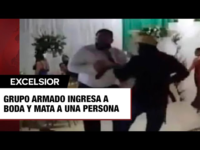 ⁣Además de la masacre en bar de Tabasco, grupo armado ingresa a boda y mata a una persona