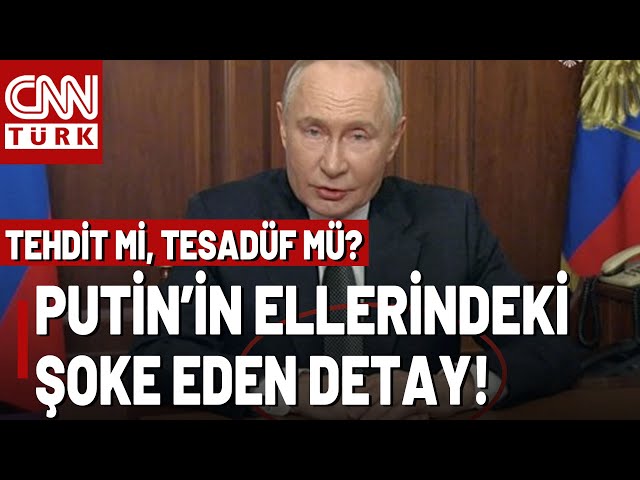 ⁣Putin’in Ellerine Dikkat: "Elimi Oynatmadan Bile Vururum" Mesajı Mı Verdi?