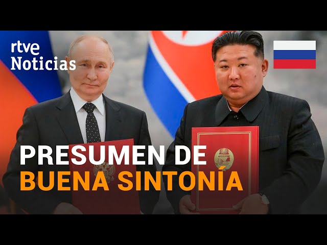 ⁣RUSIA afianza la relación COREA DEL NORTE suministrando petróleo a cambio de APOYO MILITAR I RTVE