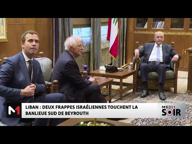 ⁣Liban : Deux frappes israéliennes touchent la banlieue sud de Beyrouth