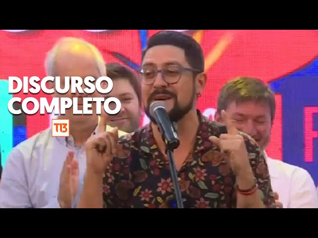 ⁣Discurso COMPLETO de Francisco Orrego tras perder la elección frente a Claudio Orrego