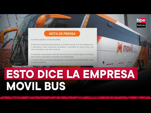 ⁣Moyobamba: Movil Bus lamenta deceso de alumnos y se compromete a brindar apoyo a familias afectadas