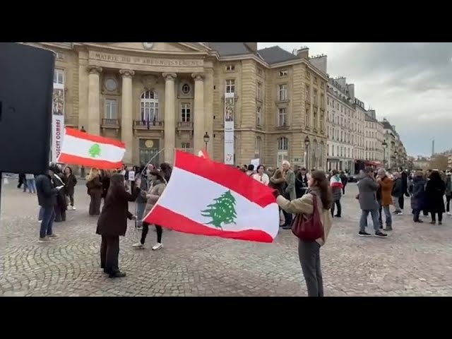 ⁣Les membres de la diaspora libanaise à Paris inquiets pour leurs proches