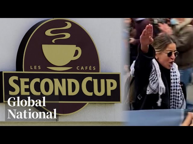 ⁣Global National: Nov. 24, 2024| Second Cup Canada shuts down Montreal franchise over Nazi salute