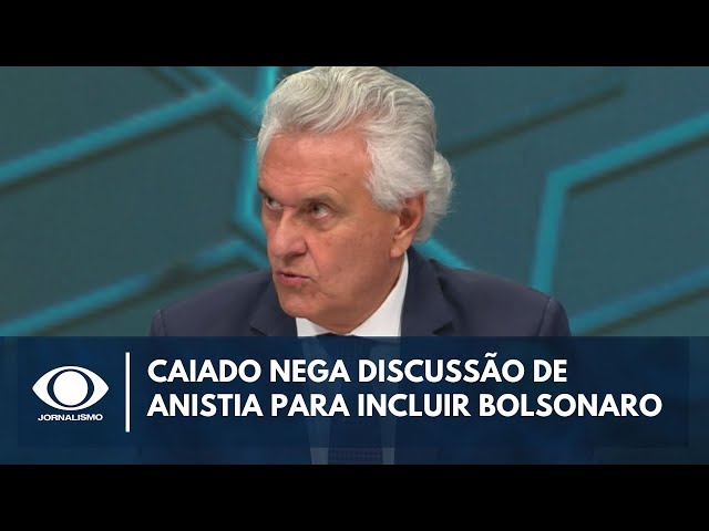 ⁣Anistia do 8 de janeiro: Caiado nega discussão para beneficiar Bolsonaro | Canal Livre