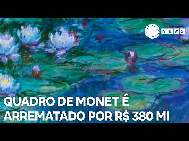 ⁣Quadro de Monet é arrematado por mais de R$ 380 milhões nos Estados Unidos