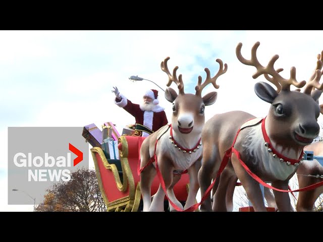 ⁣Santa Claus Parade celebrates 120 years of holiday magic in streets of Toronto