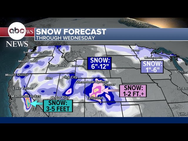 ⁣Rain and snow expected to complicate holiday travel