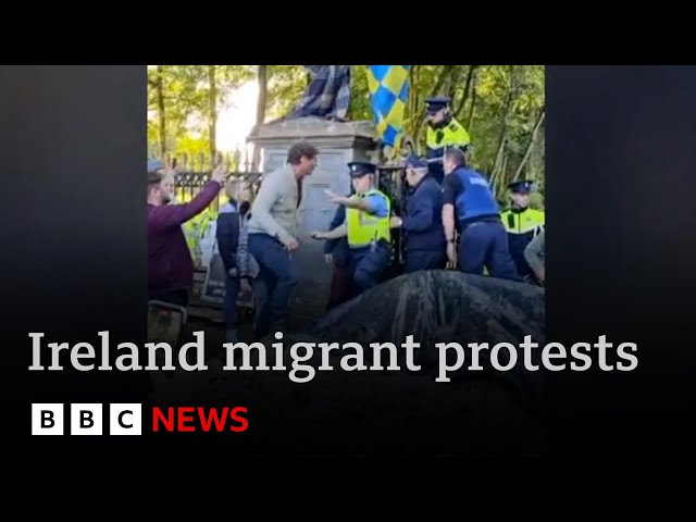 ⁣Ireland toughens response to mass migration as communities voice concerns | BBC News