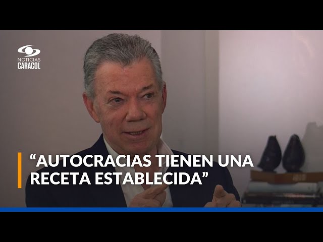 ⁣Juan Manuel Santos señala no tener nexos con gobierno Petro: entrevista con Noticias Caracol