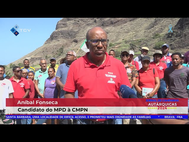 ⁣Porto Novo: Aníbal Fonseca promete loteamento de terreno para novas habitações em Chã de Branquinho