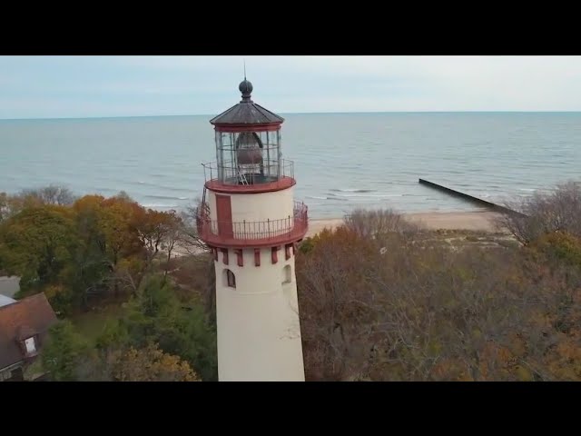 ⁣Monument Moment: Grosse Point Lighthouse