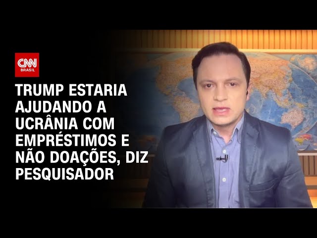 ⁣Trump estaria ajudando a Ucrânia com empréstimo e não doações, diz pesquisador | WW