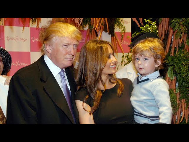 ⁣‘Adorable’ video of a young Barron Trump resurfaces