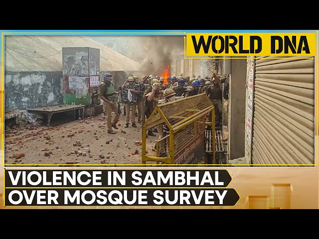 ⁣Sambhal Mosque Violence: 3 Dead As Protest Against Mosque Survey Turns Violent | World DNA