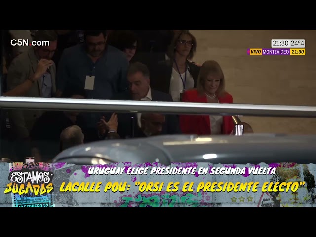 ⁣Lacalle Pou felicitó a Orsi y reconoció la victoria del Frente Amplio en las elecciones en Uruguay