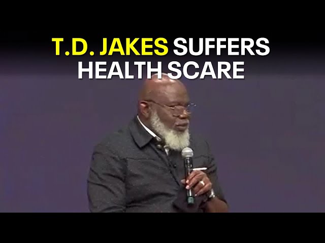 ⁣Bishop TD Jakes treated after medical emergency