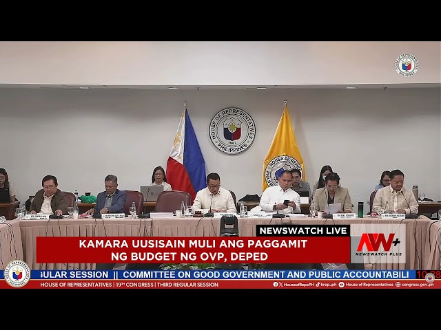 ⁣Duterte dumalo sa pagdinig ng Kamara sa paggamit ng budget ng OVP, DepEd | NewsWatch Live