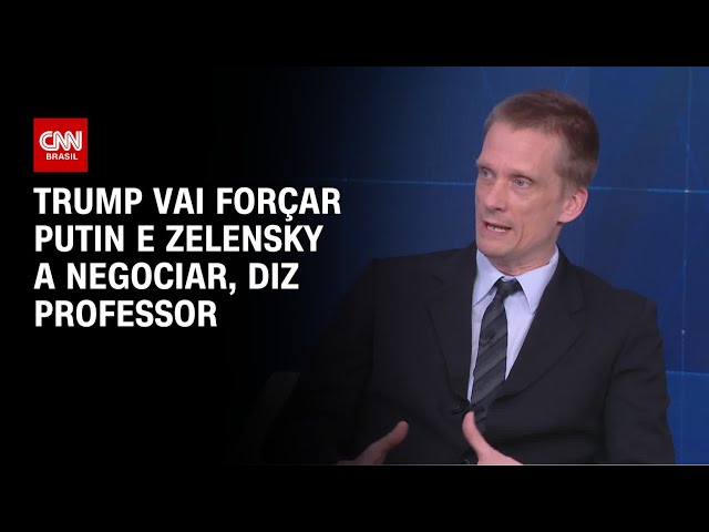 ⁣Trump vai forçar Putin e Zelensky a negociar, diz professor | WW