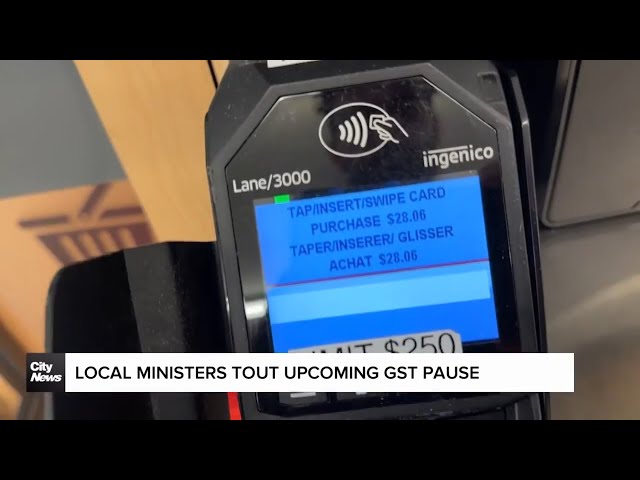 ⁣Toronto ministers tout upcoming GST pause