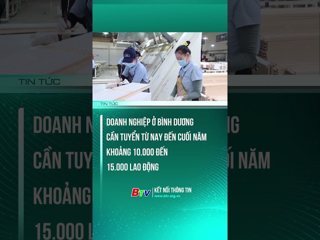 ⁣Doanh nghiệp ở Bình Dương cần tuyển từ nay đến cuối năm là khoảng 10.000 đến 15.000 lao động