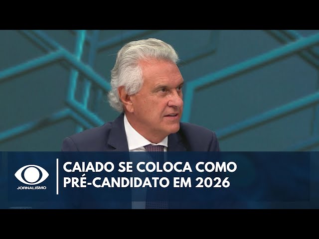 ⁣Caiado se coloca como pré-candidato à presidência em 2026 | Canal Livre