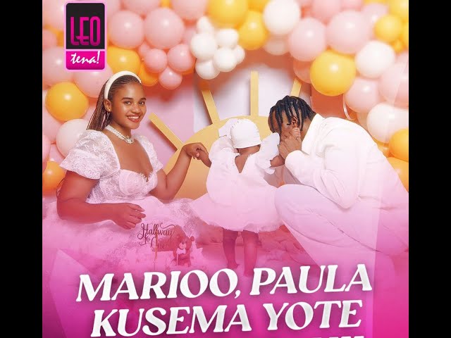 ⁣LIVE: Marioo na Paula Wana Taarifa Kwa Taifa