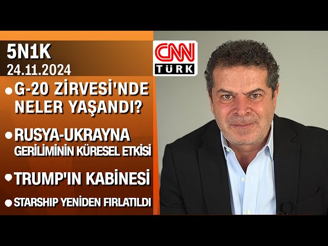 ⁣G-20 Zirvesi | Rusya-Ukrayna savaşında son durum | Trump'ın kabinesi | Starship - 5N1K 24.11.20