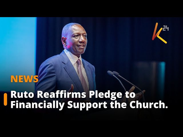 ⁣President Ruto Reaffirms Pledge to Financially Support the Church Amid Criticism.