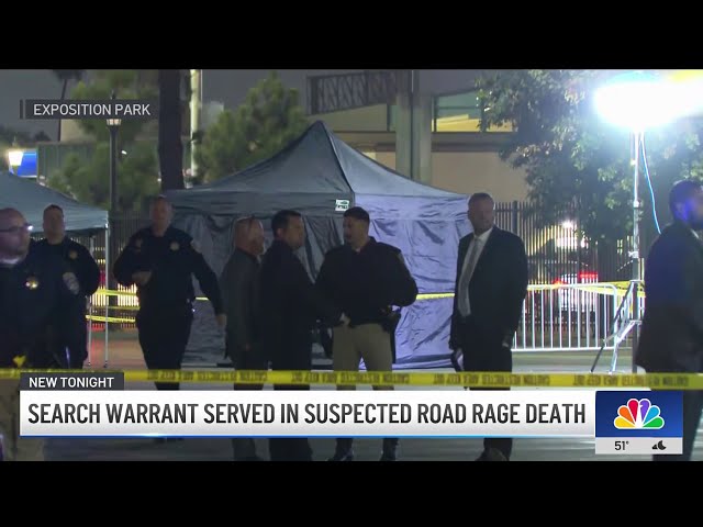 ⁣Search warrant served in suspected road rage death in Exposition Park