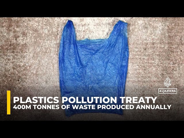 ⁣Plastics pollution treaty: 400 million tonnes of waste produced annually