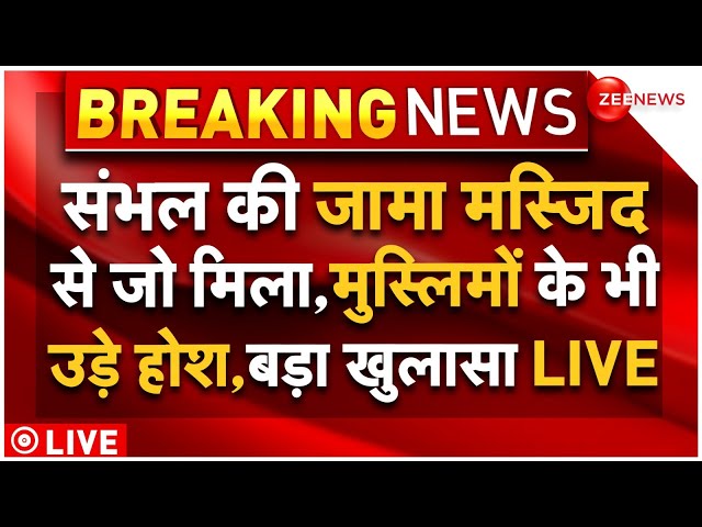 ⁣Big Action in Sambhal Jama Masjid LIVE:  संभल की जामा मस्जिद से जो मिला, मुस्लिमों के भी उड़े होश!