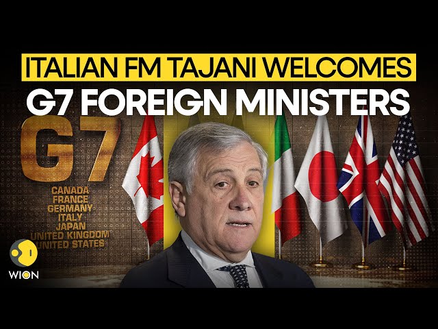 ⁣G7 LIVE: Italian Foreign Minister Antonio Tajani Welcomes Head Of G7 Delegation in Italy | WION