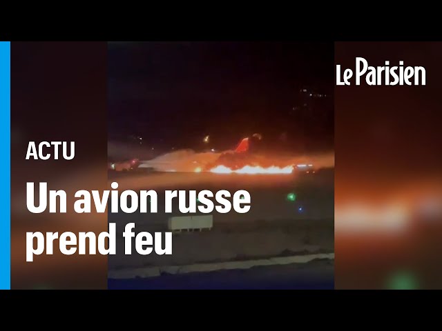 ⁣Turquie : un avion russe évacué d'urgence à l'atterrissage après un incendie sur un moteur