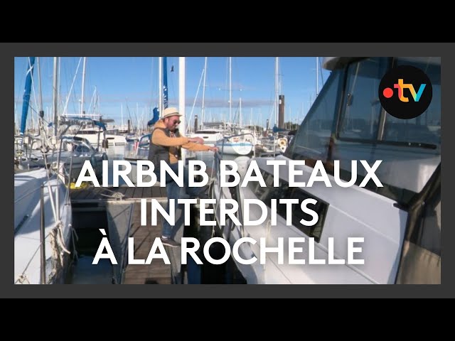 ⁣Fini les airbnb sur un bateau à La Rochelle