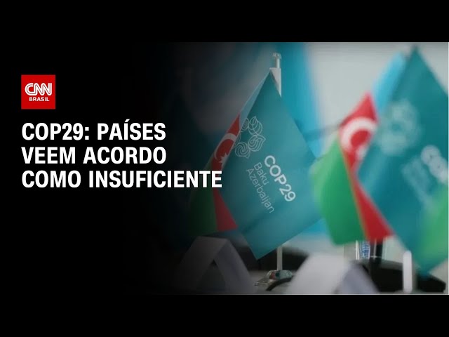 ⁣COP29: países veem acordo como insuficiente | CNN NOVO DIA