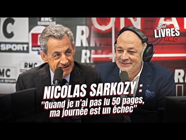 ⁣Nicolas Sarkozy invité exceptionnel de Fred Hermel dans "Des Livres RMC"