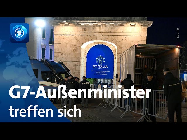 ⁣Treffen der G7-Außenminister:innen in Italien